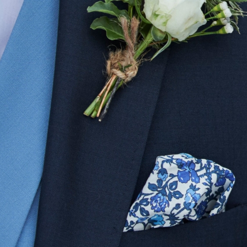 Navy Mohair Lounge Suit
