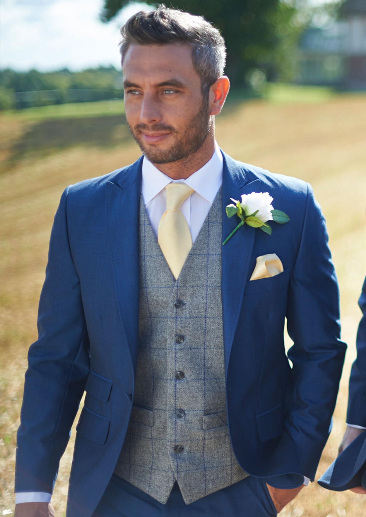 Royal Blue Mohair Lounge Suit Lounge Suits Men's Wedding Hire