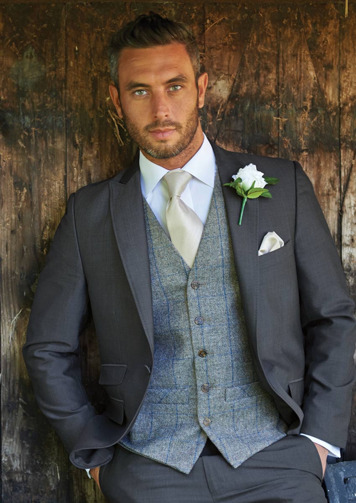 Charcoal Mohair Lounge Suit