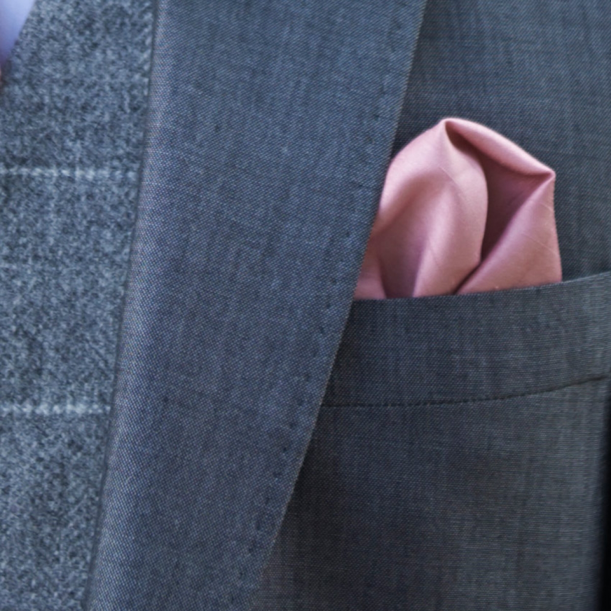 Silver Grey Mohair Lounge Suit