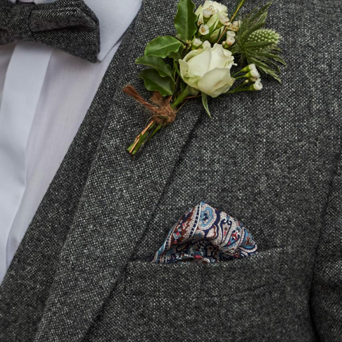 Grey Tweed Suit