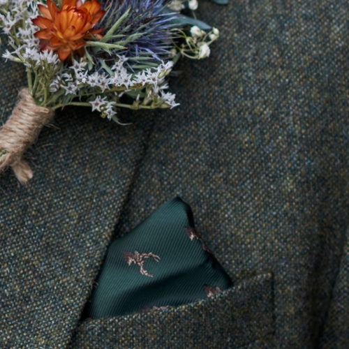 Green Tweed Suit