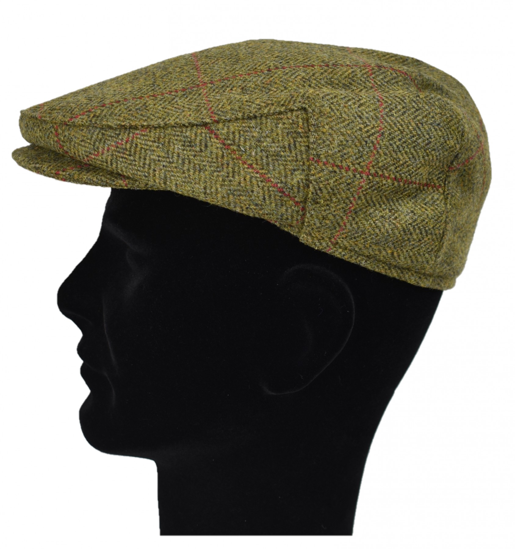 Failsworth Waterproof Flat Cap Green colesmenswear.co.uk