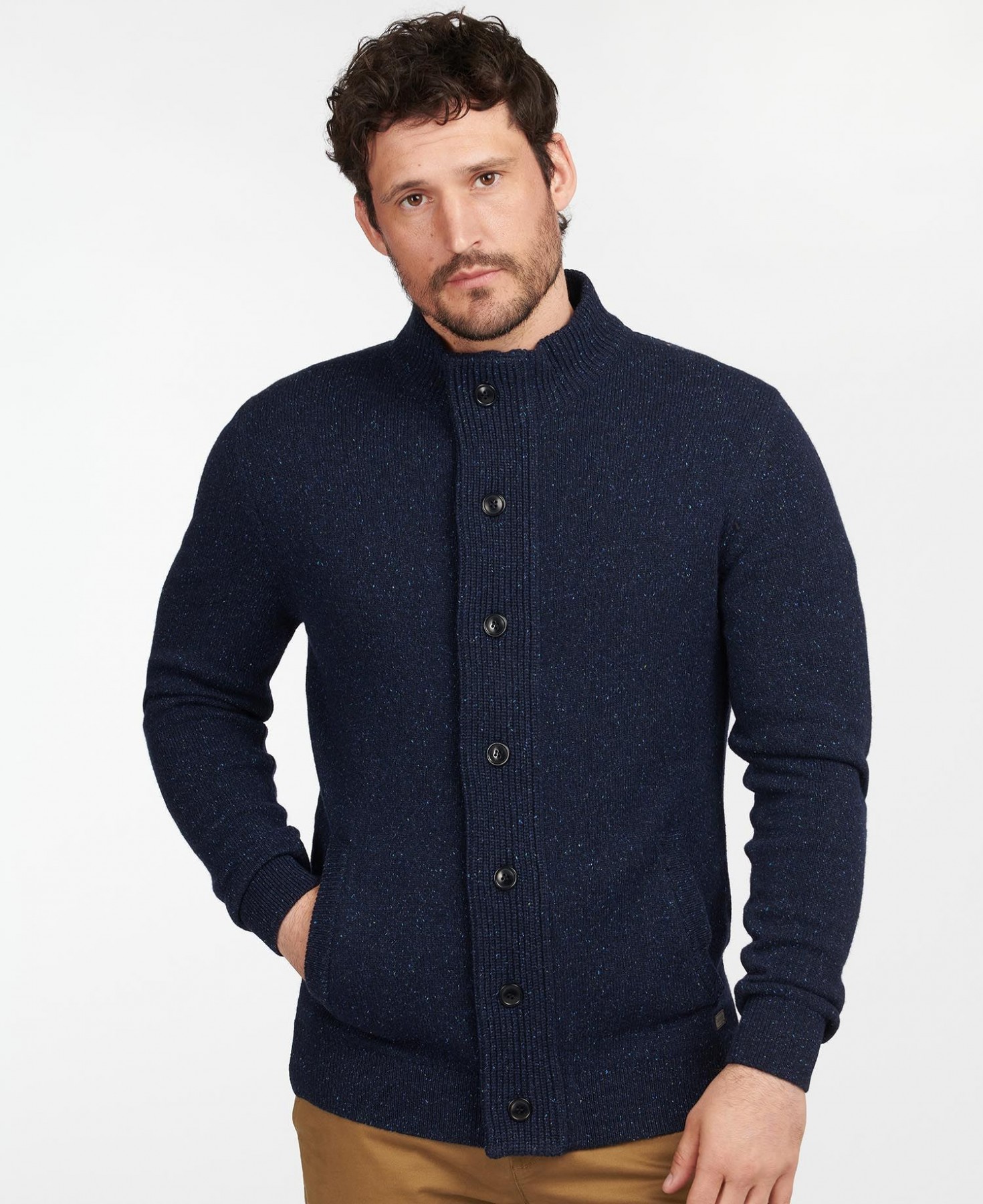 Barbour Barbour Tisbury Cardigan - Navy | Menswear | Knitwear/ Jumpers ...