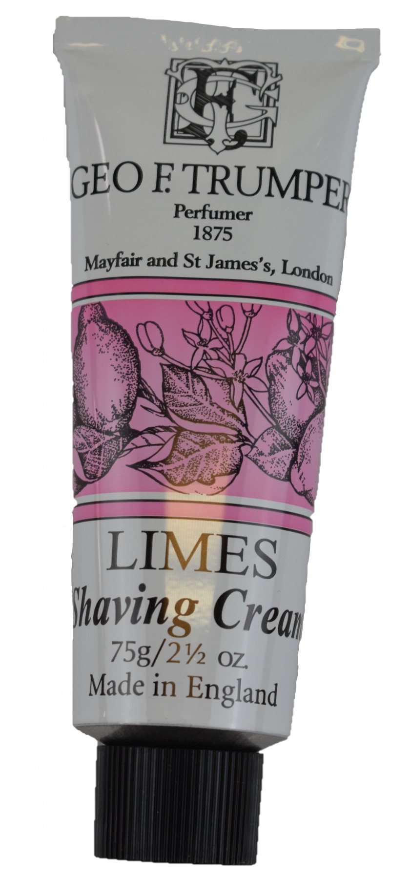 G F Trumpers Limes Shaving Cream Tube 75g Brands G F Trumpers