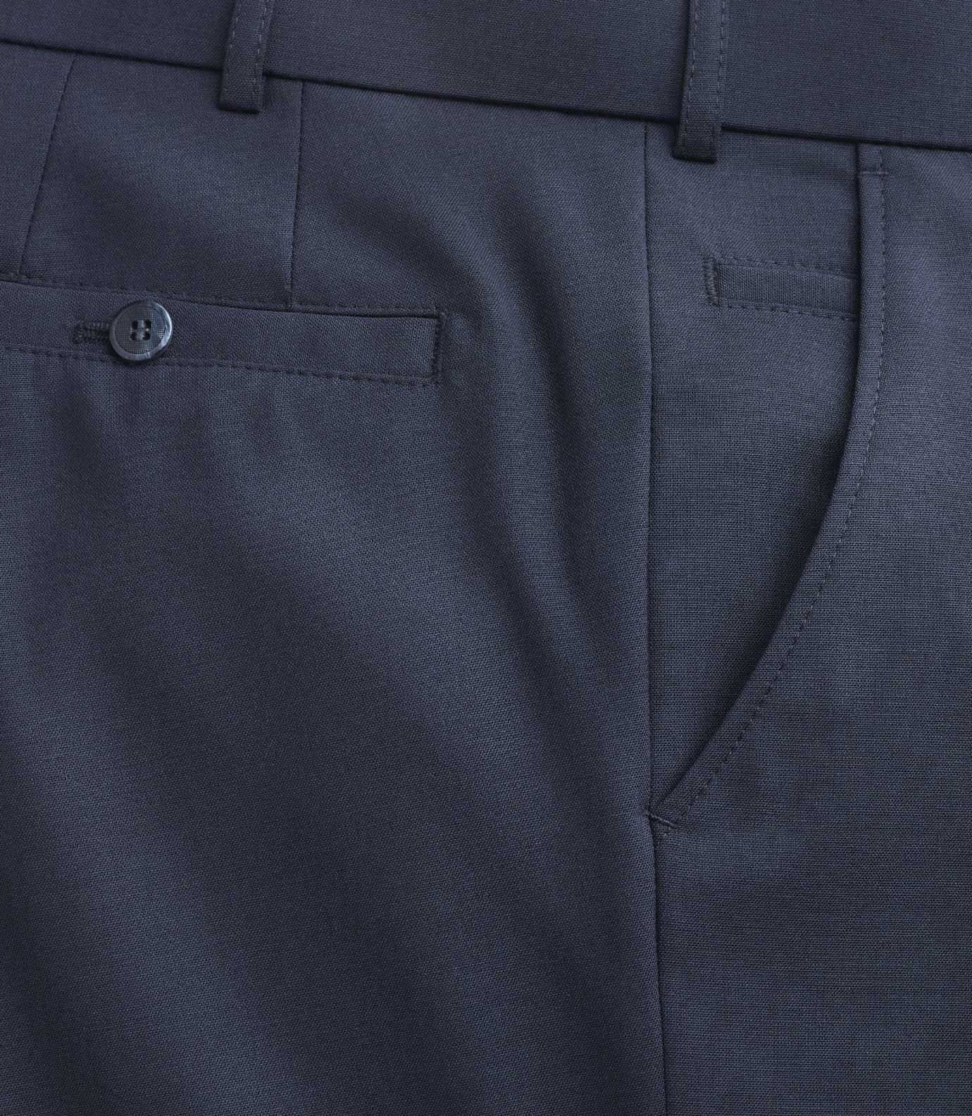 Meyer Formal Wool Mix Trouser - Navy