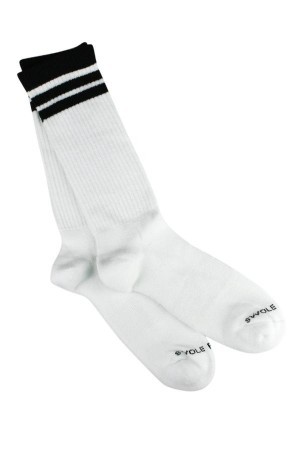 Swole Panda White Sport Sock