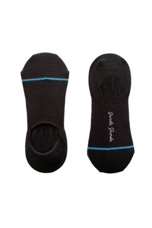 Swole Panda Invisible Ankle Sock - Black