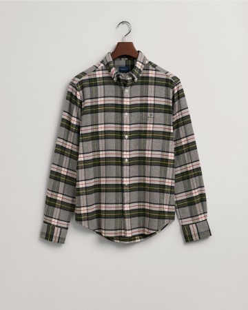 Gant Flannel Check Shirt - Green
