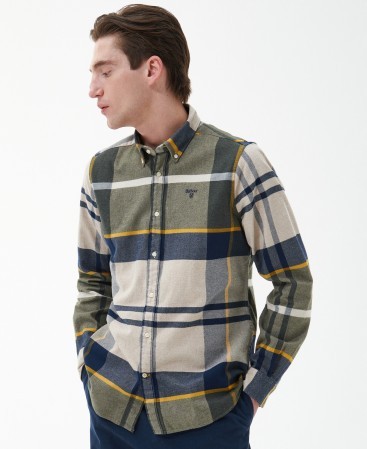 Barbour Icelock Check Shirt - Forest
