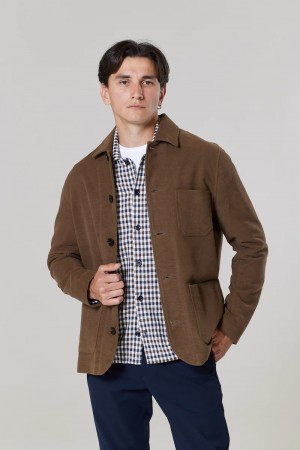 Wear London Wool Casual Jacket- Taupe