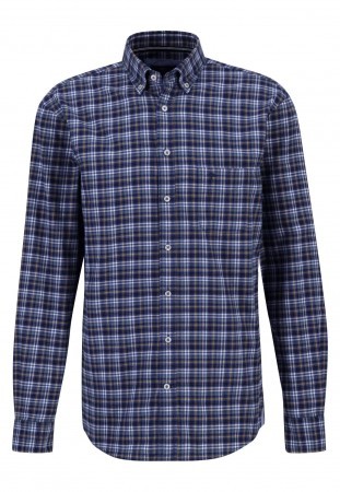Fynch Hatton Flannel Check Shirt - Sage