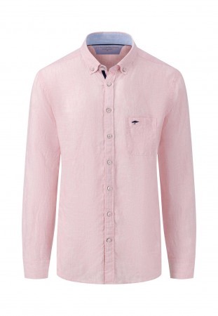 Fynch-Hatton Pure Linen Shirt - Pink
